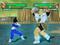 une photo d'Ã©cran de Dragon Ball Z - Budokai sur Nintendo Gamecube